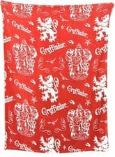 Image of HARRY POTTER BLANKET OFFICIAL MERCHANDISE GIFT GRYFFINDOR