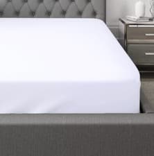 Image of Pack of 2 King 100% Cotton White Fitted Sheets Pure Egyptian Cotton Bed Sheets