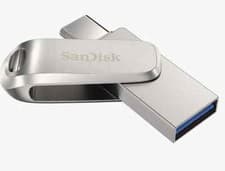 Image of SanDisk 1TB Ultra Dual Drive Luxe 3.2 USB Type-C Flash Drive 400MBs UK
