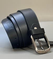 Image of HUGO BOSS Men Black Leather Belt