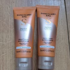 Image of  2x75ml Sanctuary Spa Signature Collection Hand Cream Antibacterial 
