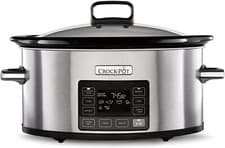 Image of Crockpot Time Select Slow Cooker | Programmable Digital Display | 5.6 L CSC066