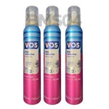 Image of 3 x 200ml VO5 Big Volume Hair Mousse Perfect For Fine Hair