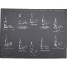 Image of Artesa Natural Slate Cheese Board 32cm x 20.5cm Printed Wine and Cheese Pairing