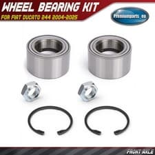 Image of Pair Front Wheel Bearing Kit with Circlip for Fiat Ducato 244 2004-2025 VKBA3689