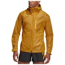 Image of Unisex adidas Terrex Agravic Rain Jacket GH4877 Yellow Gold