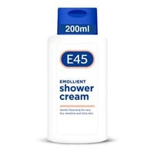 Image of E45 Emollient Shower Cream 200ml Nourishing Shower Cream for Dry Skin