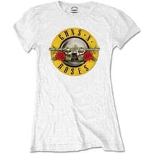 Image of Guns N Roses Women's GNRTSP04LW02 T-Shirt, White, Medium