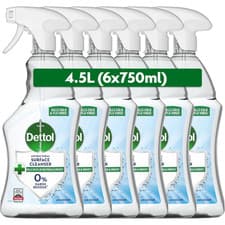 Image of Dettol Antibacterial Disinfectant Surface Cleaner, Original Fragrance, Pack of 6