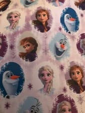Image of 8M FROZEN WRAPPING PAPER BIRTHDAY GIFT PRESENT ELSA FROM THE MOVIE FROZEN 2 NEW