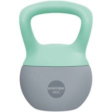 Image of SPORTNOW 6KG Kettlebell with Soft Body and Non-Slip Handle, Grey and Green