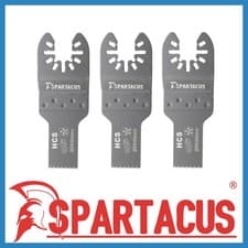 Image of 3 x Spartacus 20mm Oscillating Multi Tool Multitool Plunge Cutting Wood Blades