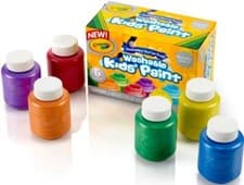 Image of Crayola Metallic Washable Paints for Art & Craft Pack of 6 Kids Paints Set UK