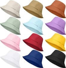 Image of Regatta Kids Childs Boys Girls Beach UV Summer Sun Cotton Bucket Hat 4-13 RRP 30