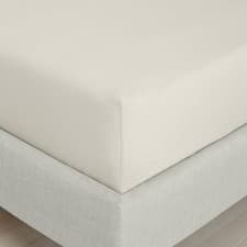 Image of Bianca 100% Cotton Percale 200TC Extra Deep Fitted Sheet Soft Bedding Linen UK