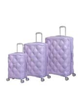 Image of IT Luggage Quilt Lux Hard Case Expandable Medium 70.5cm 8 Wheel Suitcase Lilac
