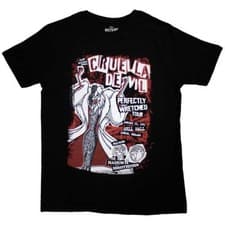Image of 101 Dalmatians Unisex T-Shirt: Cruella Tour (Large)
