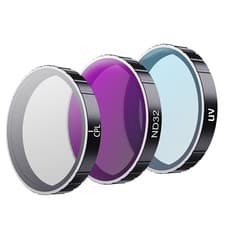 Image of Pro Creative Filter Set for DJI Action 3/4/5 Pro CPL, UV, ND, Star & Black Mist