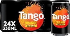Image of Tango Orange Original Also Sugar Free Cans 330ml Fizzy Soft Drink Full Case