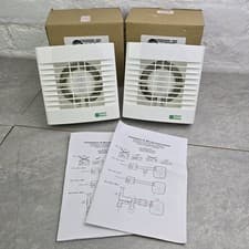 Image of 2x Airvent Bathroom Extractor Fan Timer Wall/Ceiling Mount 100mm 457086A