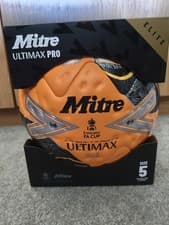 Image of Mitre Ultimax pro Fa Cup 2026/26 Elite Match Ball, Size 5. New, Boxed. Orange