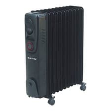 Image of TAIHU Oil Filled Radiator 11 Fins 2500W Portable Heater - Timer - Black Radiator