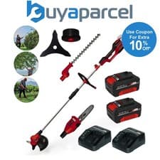 Image of Einhell GE-LM 36/4in1 18v 36v Cordless Brushless High Reach Multi Tool 2 x 4ah