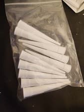 Image of MASTIC / SILICONE SEALANT SPARE NOZZLES for 310ml Cartridge. 10 Pack White