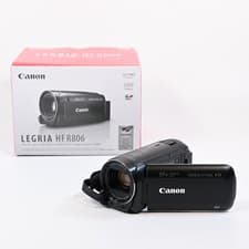 Image of Canon Legria HF R806 HD Digital Camcorder Black Boxed With Accessories - MINT!