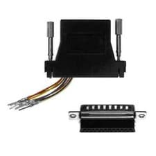 Image of 1 x ADAPT DB25M TO RJ45 JACK BLACK