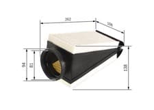 Image of Bosch F 026 400 497 Air Filter Fits Mercedes-Benz