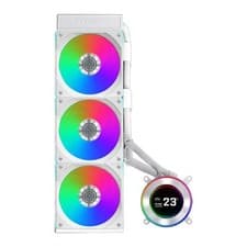 Image of Lian Li 360mm Hydroshift II LCD-C 360CL AIO Liquid CPU Cooler, White, 3x ARGB UN