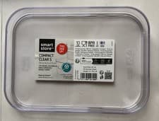Image of SmartStore Compact S Lid Storage Box Transparent Plastic 19.5x14.5x2.5cm