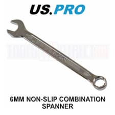 Image of US PRO Tools 6MM Non-slip Combination Spanner Wrench 3543