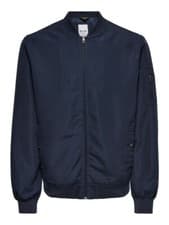 Image of ONLY &SONS BOMBER JACKET, night Sky (F). Size XXL