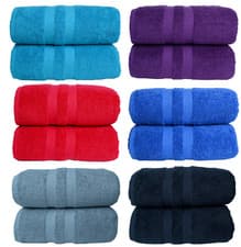Image of Luxury Super Bath Sheets 100% Organic Egyptian Cotton Size 80x200 cm- 600 GSM