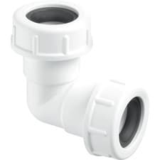 Image of McAlpine R2M Overflow Universal Compression Elbow 19/23mm