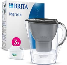 Image of BRITA Marella Water Filter Jug Graphite (2.4L) Starter Pack Incl. 3X MAXTRA PRO