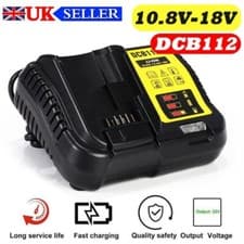 Image of Multi Voltage Battery Charger Fit for DeWalt DCB112 DCB115 Li-Ion 10.8v -18v