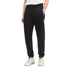 Image of All Saints Raven Mens Slim Fit Sweatpants Fleece Bottoms Casual Cuffed Cotton