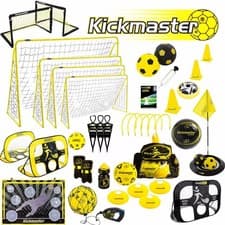 Image of Kickmaster Premier Football Training Equipment Goalposts, Indoor Goals, Cones