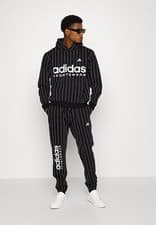 Image of ADIDAS ORIGINALS PIN STRIPE TRACKSUIT MENS BLACK IB8381