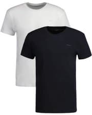 Image of Gant 2-Pack Crew-Neck Men's T-Shirts, Black/White