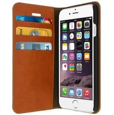 Image of Case IPHONE 6, IPHONE 6s Leather Genuine And Finishing Stitched - Brown
