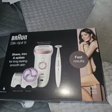 Image of Braun Silk-epil 9 SkinSpa Wet and Dry Cordless Epilator