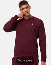Image of Adidas Trefoil Essentials FLEECE Crew Sweatshirt