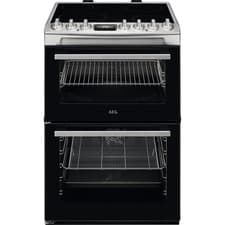 Image of AEG CCX6740ACM 6000 SteamBake 60cm Free Standing Electric Cooker with Ceramic