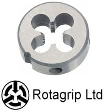 Image of HSS BSPT Solid Die 1/8" x 28 - 2" x 11 British Standard Pipe Taper Volkel German