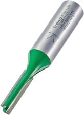Image of Trend Craftpro Straight Two Flute Router Cutter Bit 1/2in Shank 6.3mm New