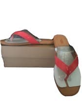 Image of NIB UGG Womens Slide Sandal (Flip flops ) Tuolumne Patent Coral Size 9